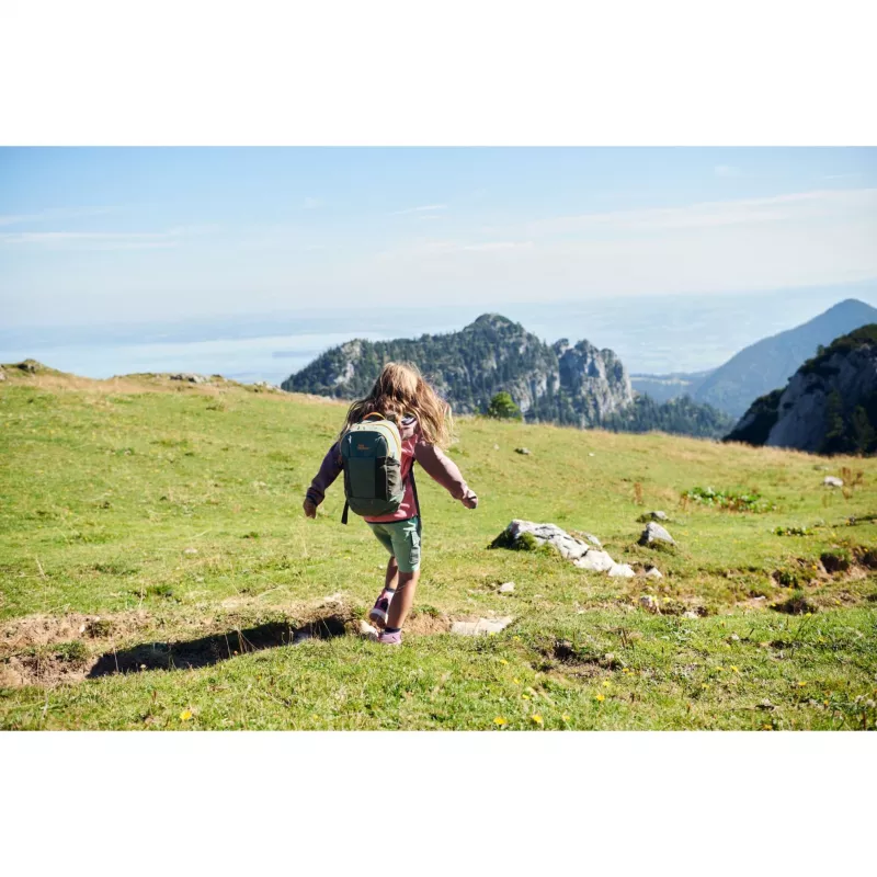 Jack Wolfskin Kids Moab Jam Mugursoma - Tumši zaļa, 12 L