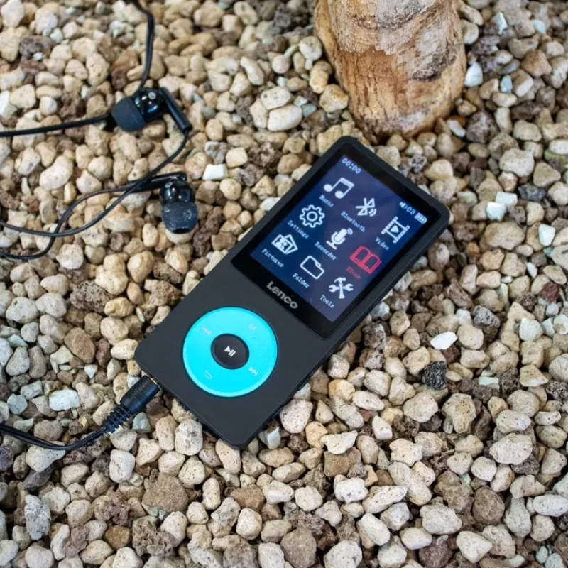MP3 atskaņotājs Lenco Xemio-860BU 8 GB Melns Zils LCD 18h atskaņošana