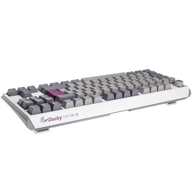 Ducky One 3 TKL tastatūra spēlēm USB sudraba