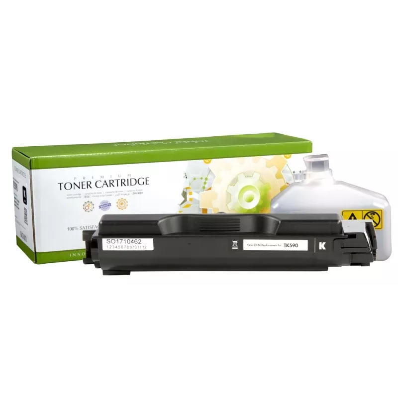STATIC Tonera kasetne saderīga ar Kyocera TK-590K melna saderīga 7.000 lapas