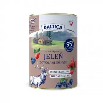 BALTICA regional flavours Briedis ar meža ogām - mitrā suņu barība - 400g