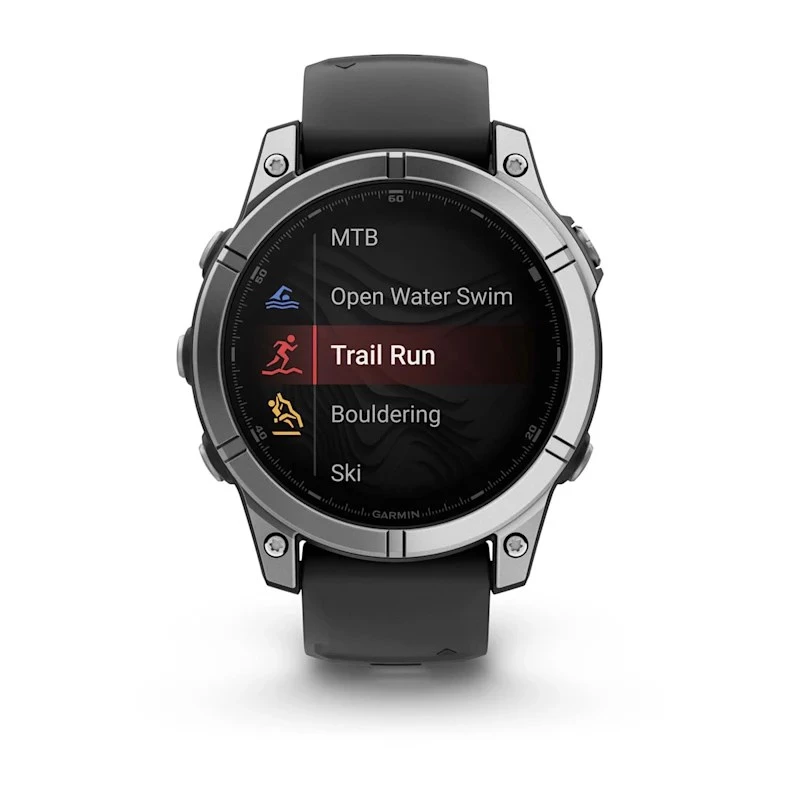 Garmin Fenix E 3.3 cm (1.3) AMOLED 47 mm digitāls 416 × 416 pikseļi skārienjūtīgs nerūsējošais tērauds Wi-Fi GPS (satelīts)