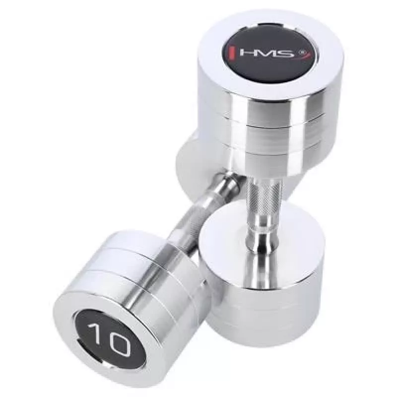 Hromētas hanteles 2x10 kg HMS CHD10