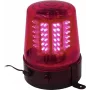 LED policijas gaisma EUROLITE 108 sarkanas gaismas diodes — avārijas transportlīdzekļu brīdinājuma lukturis, 108 sarkanas gaismas diodes