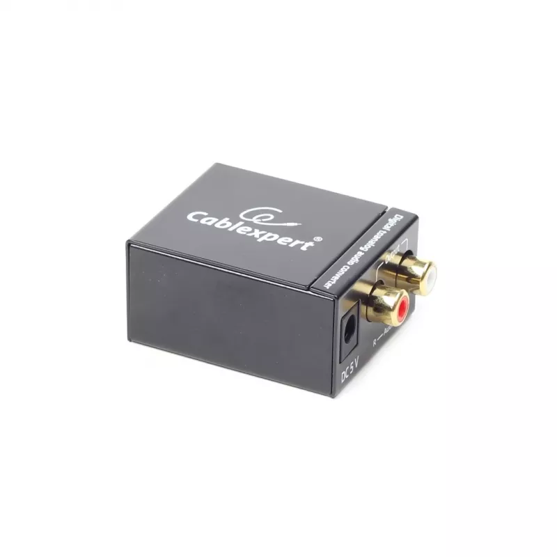 Gembird DSC-OPT-RCA-001 audio pārveidotājs melns