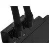 Alphacool HF Screw-In Fitting TPV Metal - 90° Rotatable 12,7/7,6mm - Melna (17455)