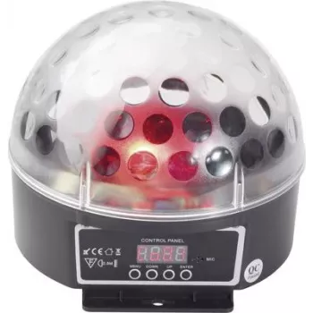 EUROLITE DMX BC-6 LED efektu gaisma ar 5 x 3 W LED, DMX vadība