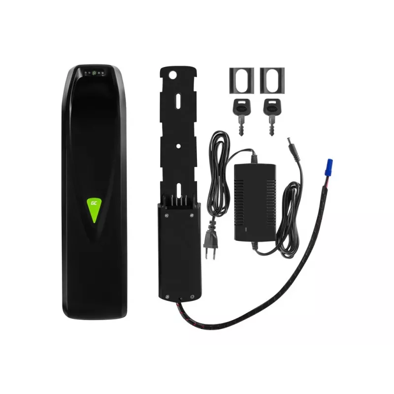Akumulators Green Cell EBIKEGCF01 36V 14500mAh litija jonu melns