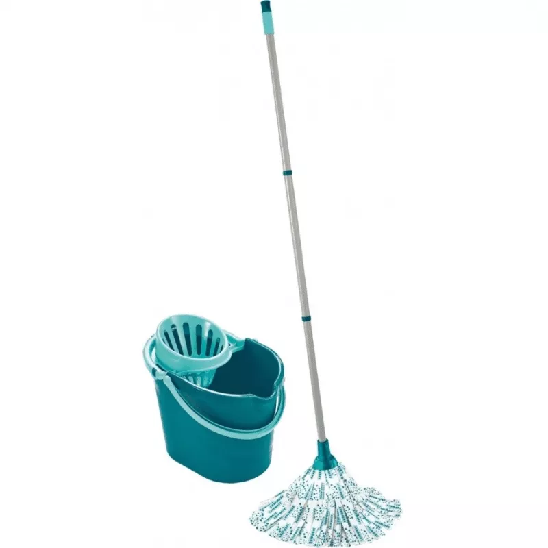 Grīdas tīrīšanas komplekts Leifheit Classic Mop (modelis ) grīdas mops ar maināmu uzgali