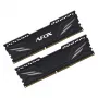 Galda DDR4 RAM AFOX 2×16GB 3200MHz CL16 1.35V nebuferizēta (32GB, XMP2, Rank1, melna)