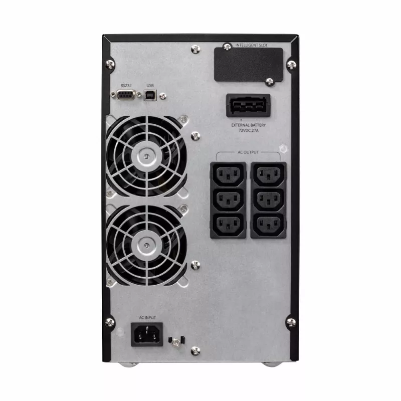Eaton 9E 2000I nepārtrauktās barošanas avots (UPS) Dubultās pārveidošanas (Online) 2 kVA 1600 W 6 AC kontaktligzdas