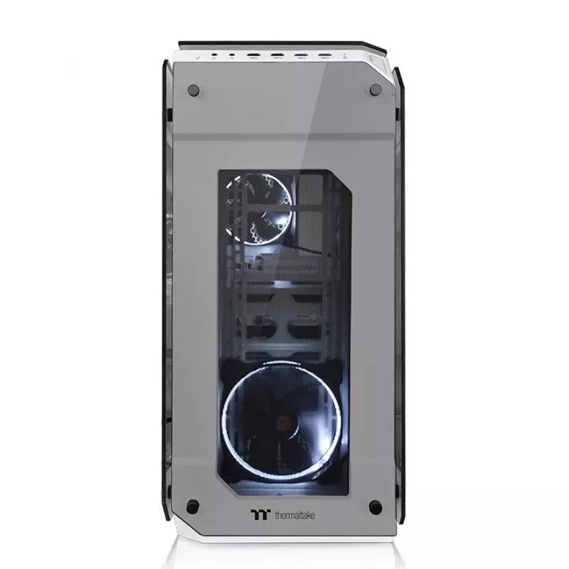 Case View 71 Riing rūdīta stikla E-ATX pilna torņa korpuss - Snow Edition