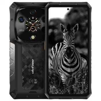 Izturīgs viedtālrunis UleFone Armor 28 Ultra 5G — 16 GB RAM, 1 TB atmiņa, melns
