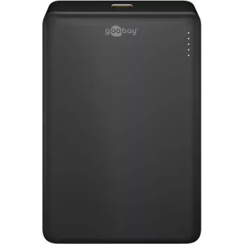 Goobay Magnetic Wireless Power Bank | 70183 | 10000 mAh | USB-C | Melns