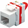 CAT5E UTP bezinstrumenta keystone modulis