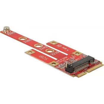 Delock 63384 Mini PCIe uz M.2 Key B pārveidotājs ar Micro SIM slotu