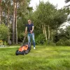 Melns & Decker elektriskais zāles pļāvējs ar pļaušanas augstuma regulēšanu 1200 W Pļaušanas platums (maks.) 32 cm