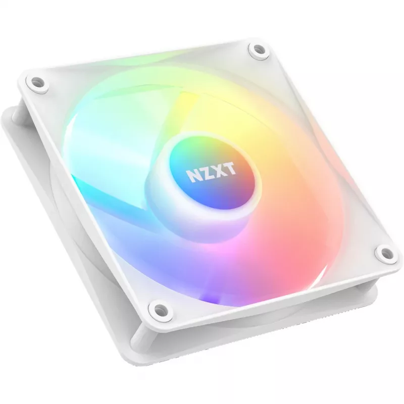 NZXT F120 RGB Core 120mm ARGB korpusa ventilators - balts
