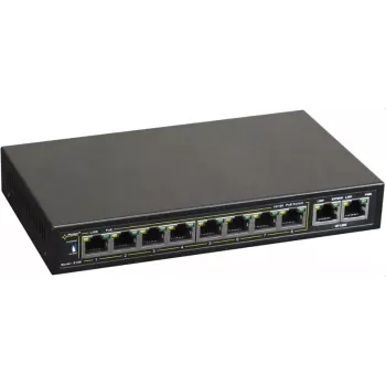 Tīkla slēdzis PULSAR S108 Fast Ethernet Power over Ethernet