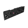 Ventilācijas panelis LANBERG AK-1506-B 19 collu ar 3 ventilatoriem 230V melns
