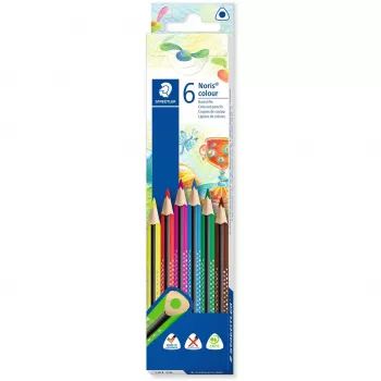 Krāsainais zīmulis Staedtler 187 C6 Daudzkrāsains 6 gab.