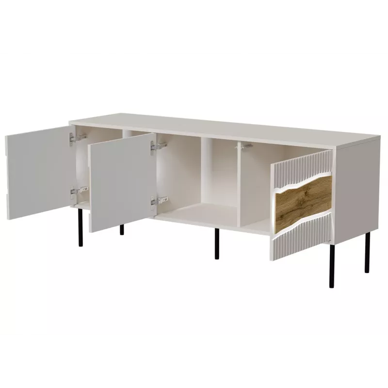 Cama INSERTO 3D TV skapis 143.5x40x61.5 kašmira + LED