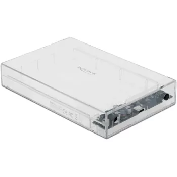 HDD/SSD korpuss DeLOCK 42623 caurspīdīgs 2.5/3.5 collu
