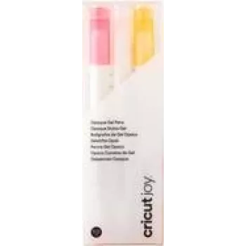 Cricut Joy™ želejas pildspalvu komplekts 1,0 mm, 3 gab., balta, rozā, oranža (2009380)
