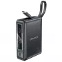 Ārējais akumulators 10000mAh 30W P87K ar integrētu USB-C