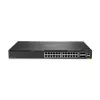 HPE Aruba 6300M - Slēdzis - L3 - pārvaldīts - 24 x 10/100/1000 + 4 x 1 Gigabits / 10 Gigabits / 25 Gigabits / 50 Gigabits SFP56 (Augšupielāde / Sakraušana) - Priekšpuse un Sāni uz Aizmuguri - uz Ra