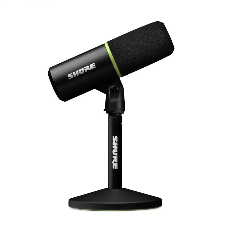 Shure MV6 - USB-C kardioidais dinamiskais mikrofons spēlētājiem un straumētājiem
