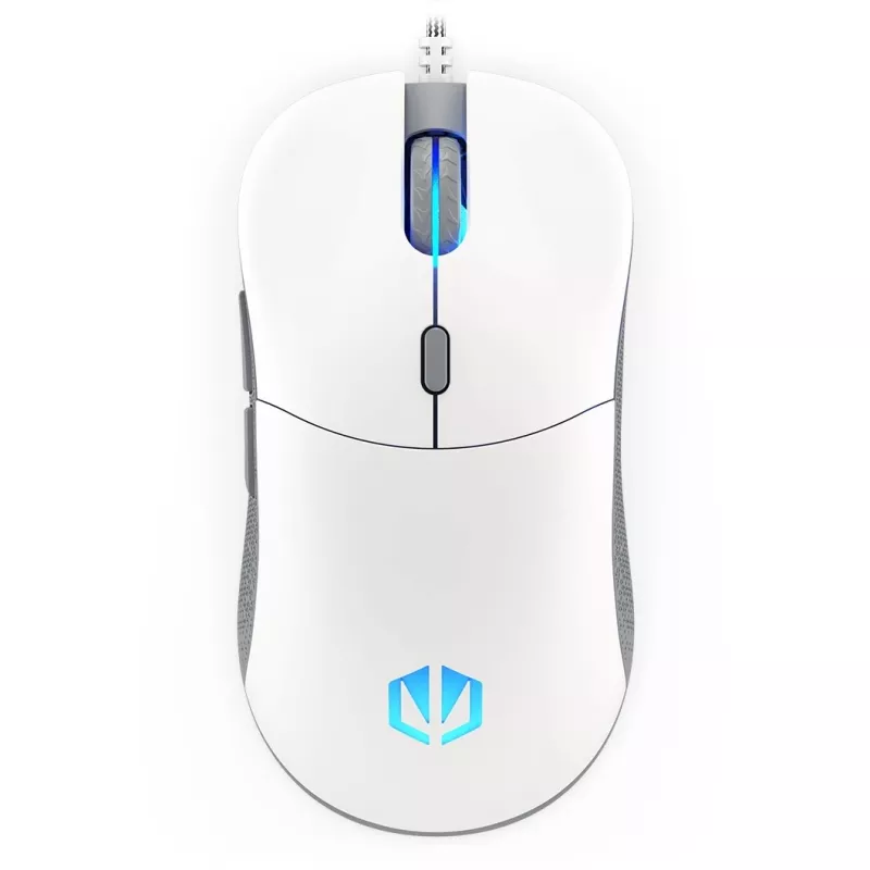 ENDORFY GEM Plus Onyx Balts pele Spēlēm Labās rokas USB Type-C Optiskā 19000 DPI