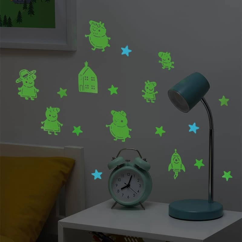 Sienas uzlīme Hasbro Peppa Pig PP13870PP spoži tumsā mirdzošās zvaigznes