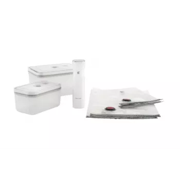 ZWILLING Fresh & Save plastmasas vakuuma sākuma komplekts M/L, 7 gab., balts