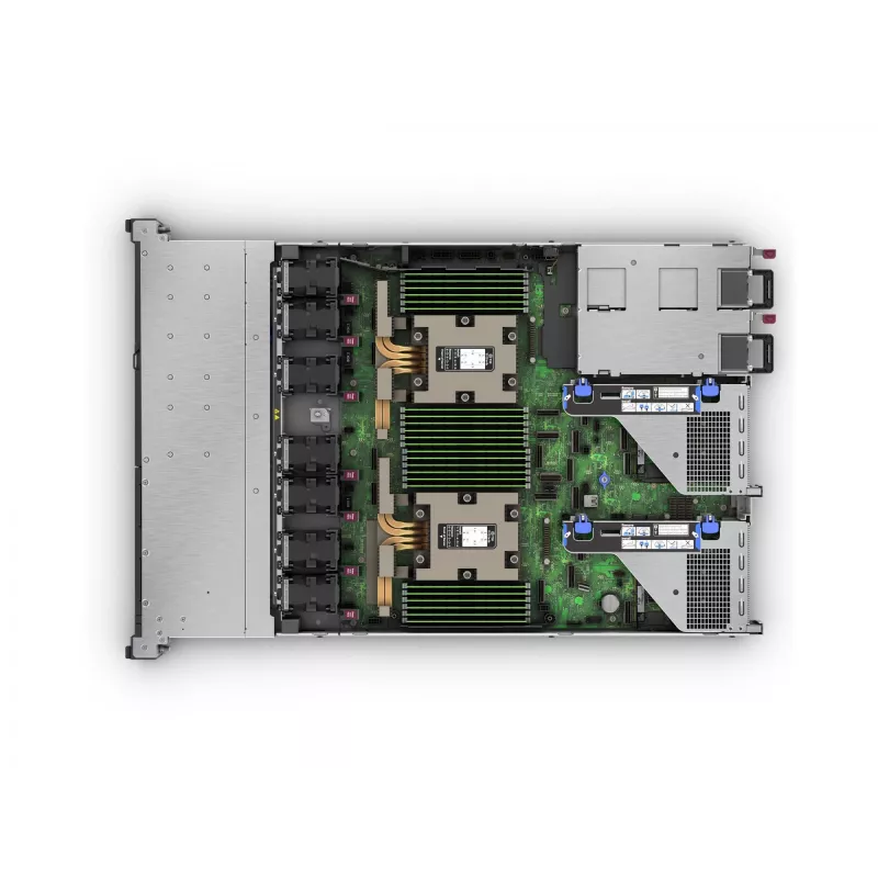 HPE ProLiant DL365 Gen11 - 1U - divvirzienu - 1 x EPYC 9115 / 2.6 GHz - RAM 64 GB - SATA/SAS/NVMe - karstā maiņa 6.4 cm (2.5 collas)