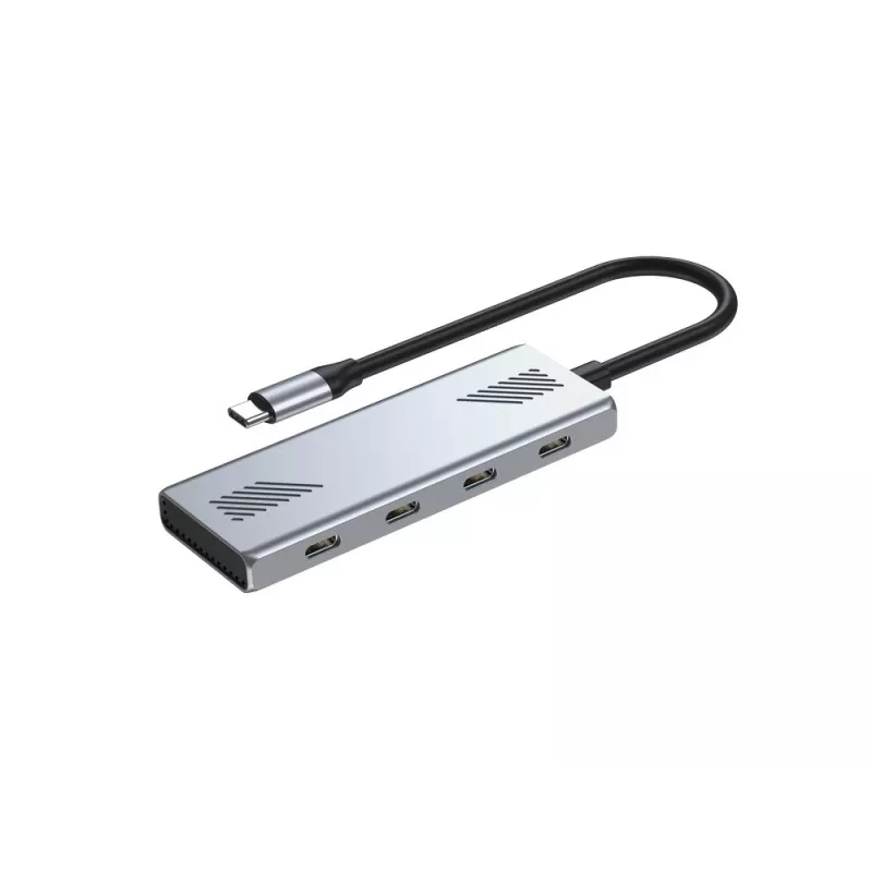 GEMBIRD USB-C 3.2 Gen 2 4 portu centrmezgls UHB-CM-U310-C4-01