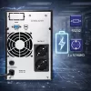 UPS QOLTEC Pure Sine Wave 1kVA 800W ar AVR un LCD displeju