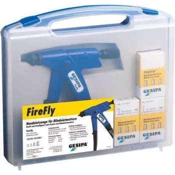 Akniedēšanas instruments GESIPA FireFly modelis 1435453 ar piederumiem