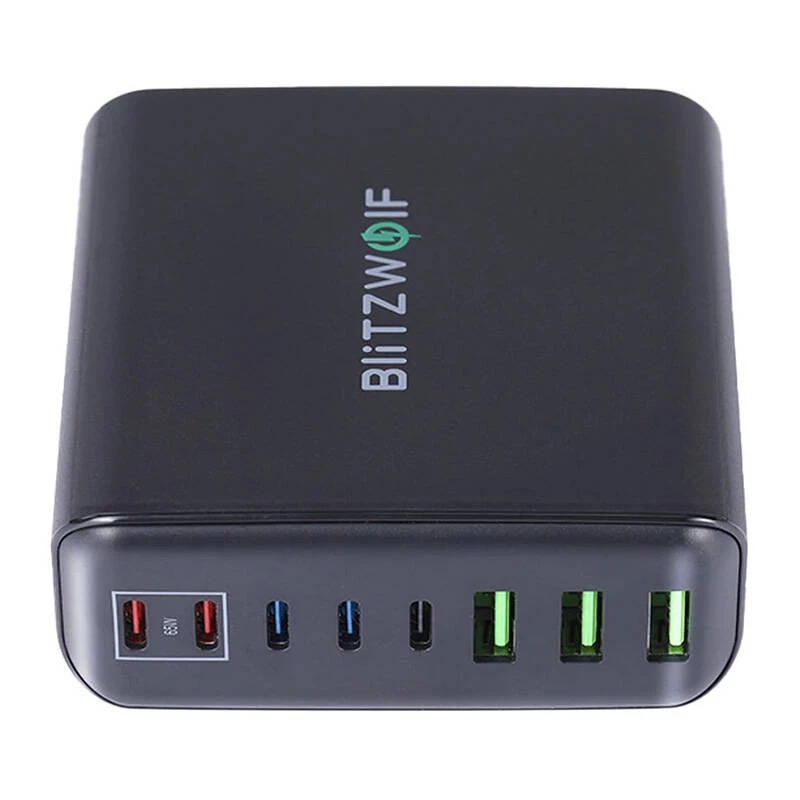 Sienas lādētājs BlitzWolf BW-S26 250W (melns)