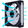 140mm Lian Li UNI FAN SL-INF Reverse Blade RGB korpusa ventilators, modelis UF-RSLIN140-1B