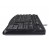 K120 vadu tastatūra, vadu, USB, QWERTZ, melna