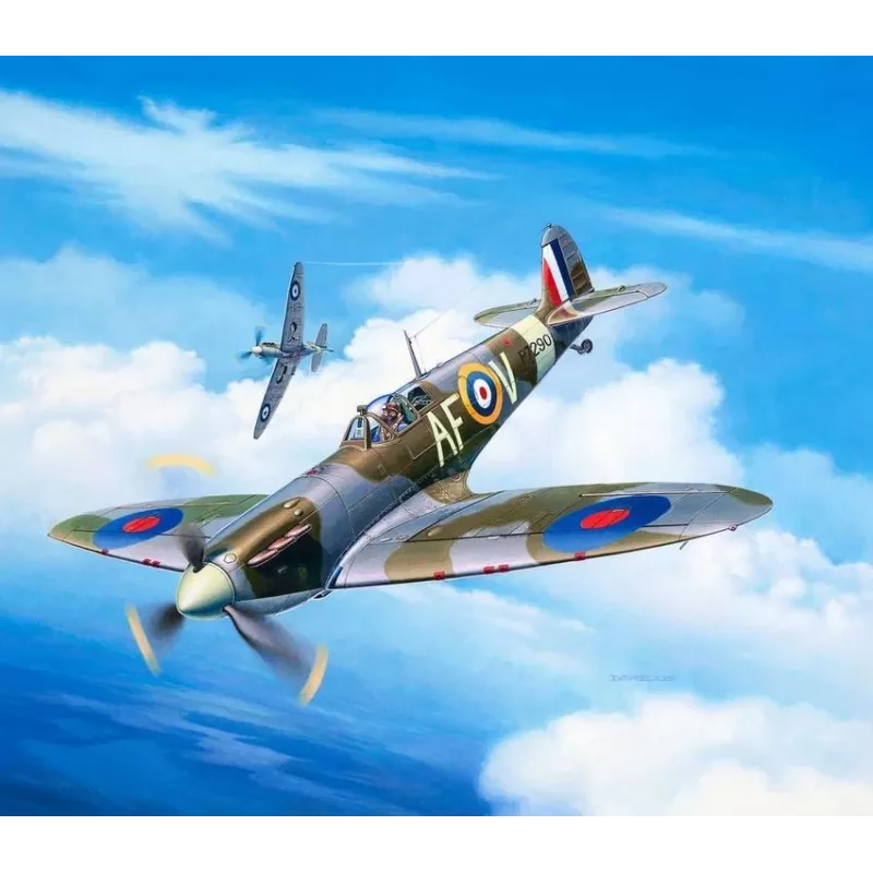 Revell Spitfire Mk.IIa plastmasas modeļa komplekts