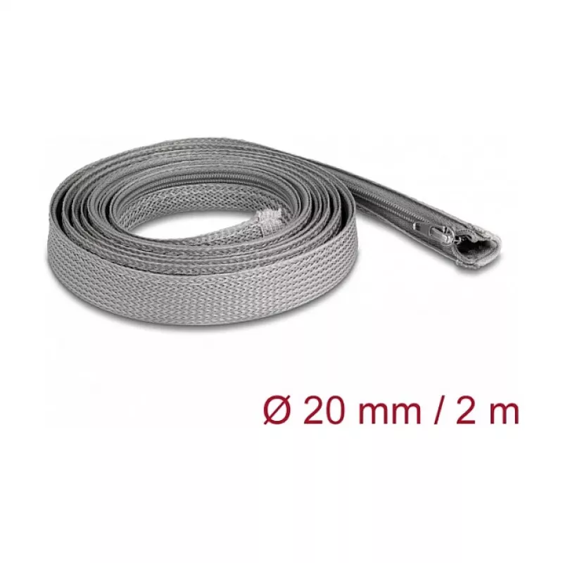 Kabeļu apvalks DeLOCK 20830 pelēks 1,5 cm