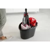 VILEDA mops Ultramax XL Box — mazgājama mikrošķiedra, 360° rotējoša galva, salokāms, cietām grīdām