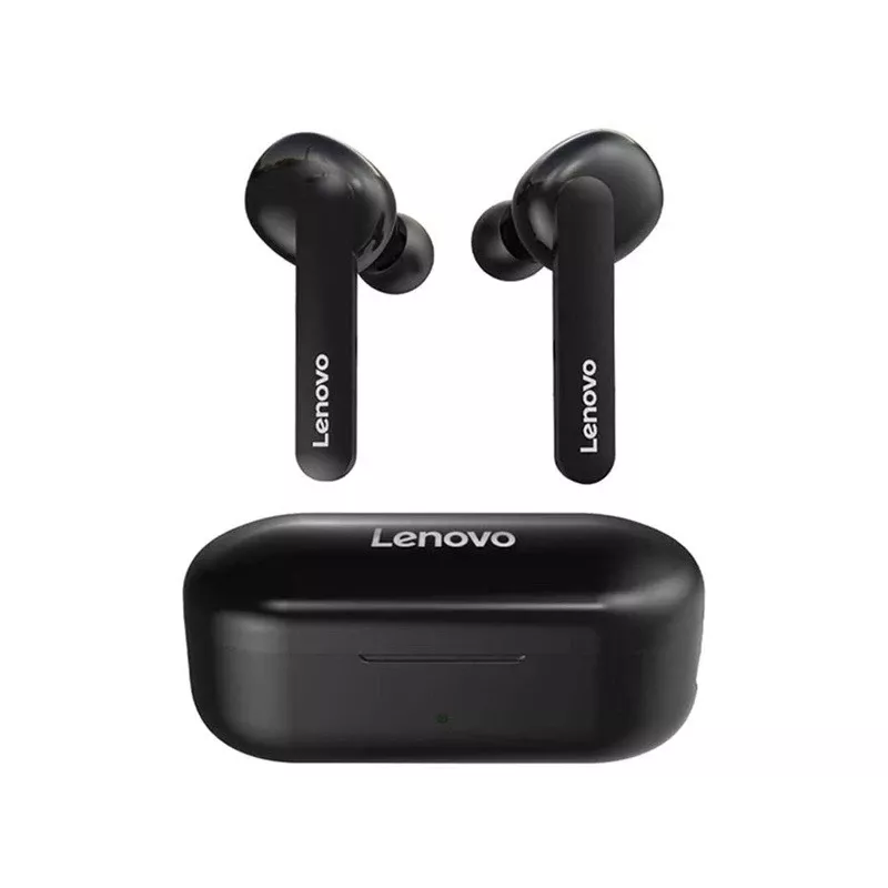 Lenovo TWS bezvadu Bluetooth austiņas HT28 melnas