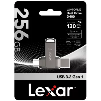USB zibatmiņa Lexar 256 GB USB Type-C LJDD400256G-BNQNG