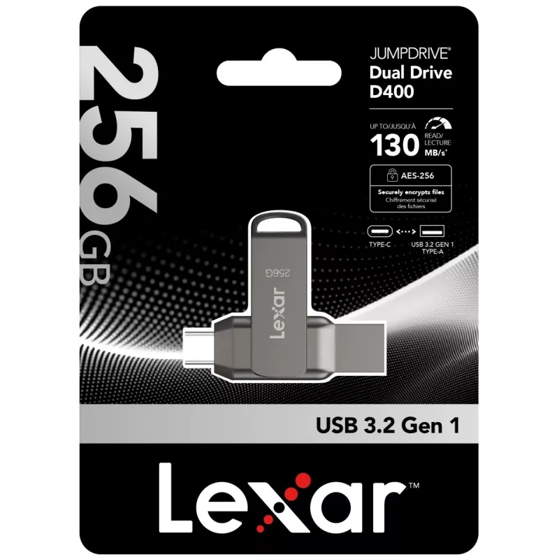 USB zibatmiņa Lexar 256 GB USB Type-C LJDD400256G-BNQNG