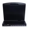 Rack konsole VALUE 26.99.0123, 17 collu (43.2 cm) LCD, 1280×1024, 1U, franču klaviatūra, melna