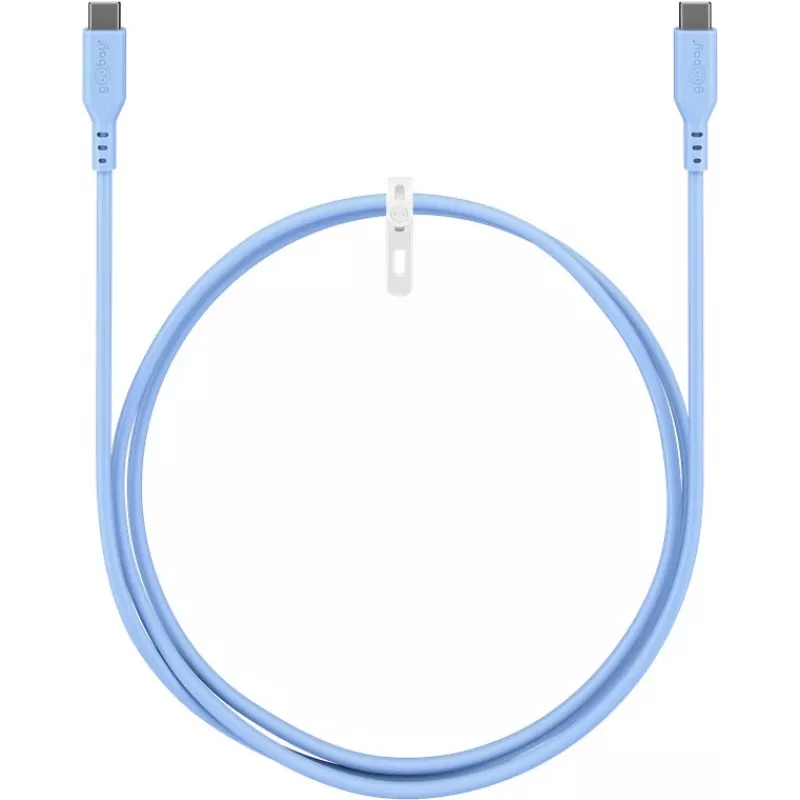 Goobay 77741 USB kabelis zils