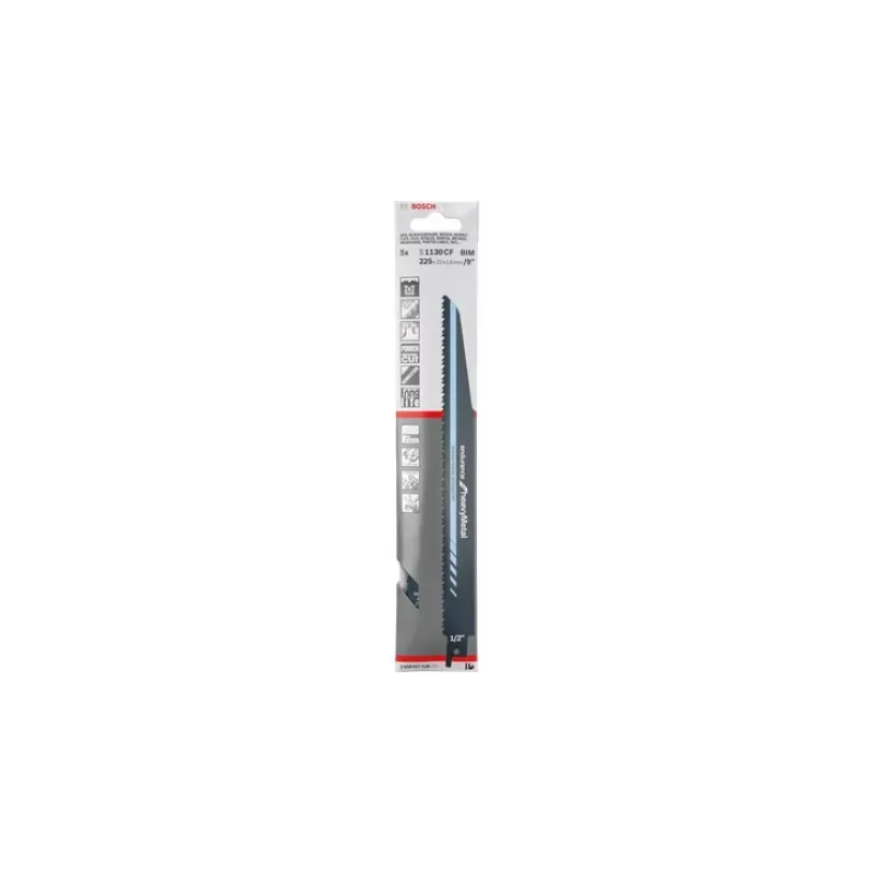 Zobenzāģa asmens Bosch S 1130 CF Endurance for Metal